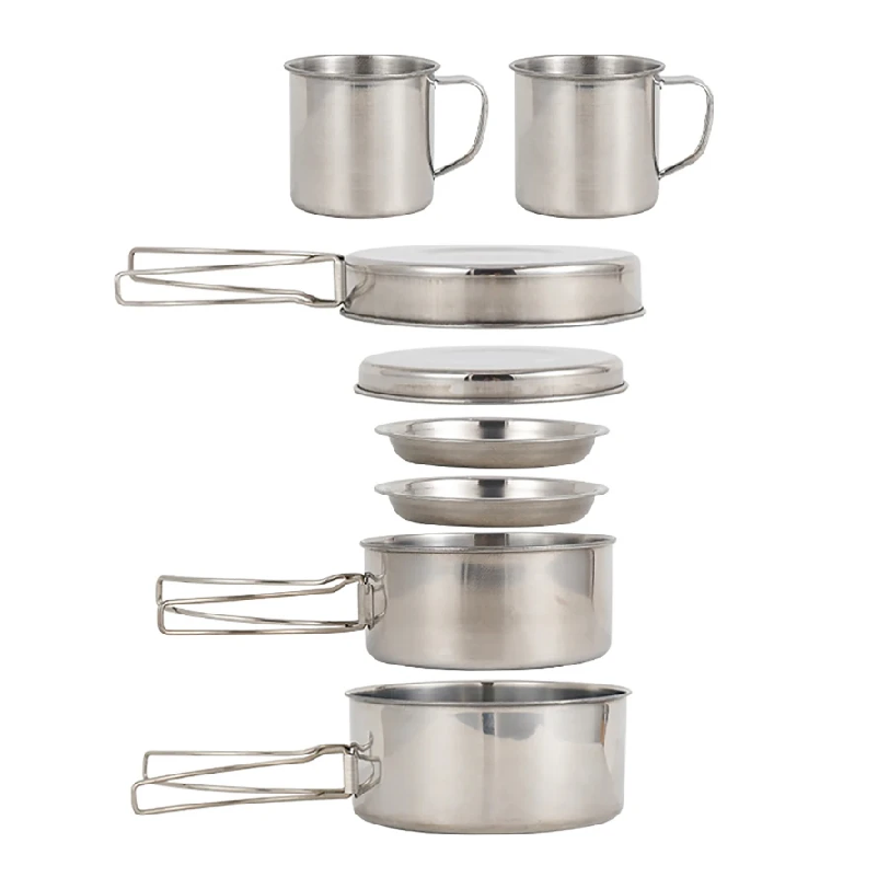 Camping Cooking Utensil Bag - Juego de 8 Piezas de Utensilios