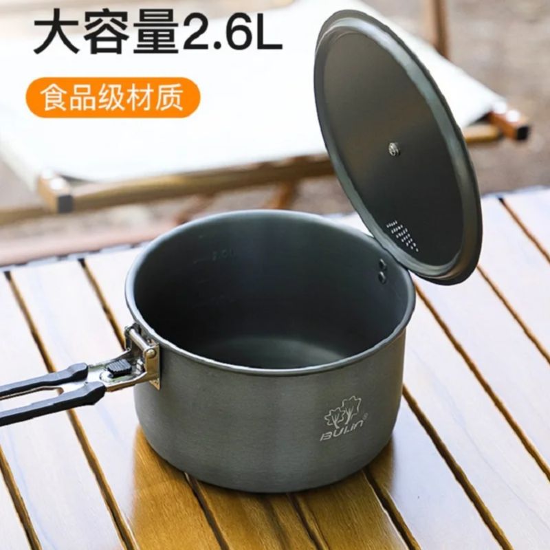 Camping Cooking Set Stainless Steel - Olla de cocina para acampar Bulin