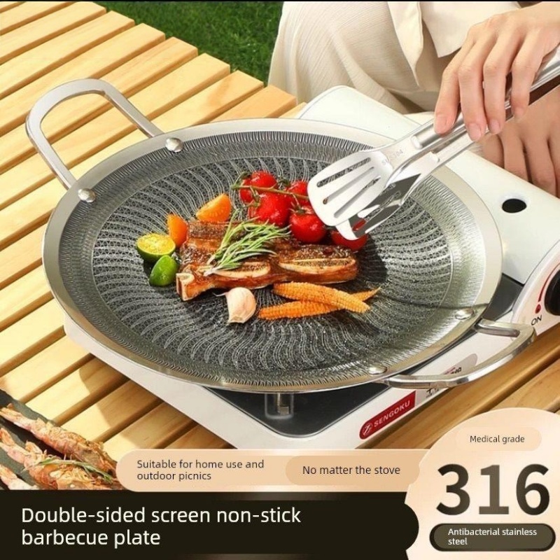 Camping Cooking Set Stainless Steel - Sartén Multifuncional de Acero Inoxidable 316
