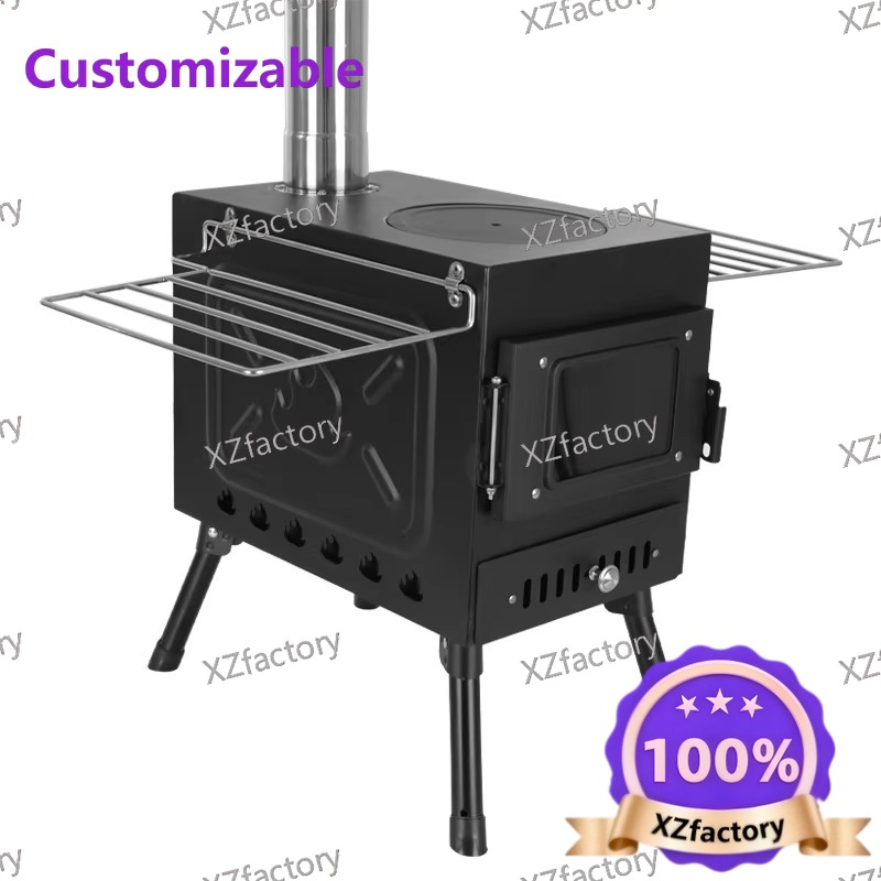 Camping Cooking Top - Estufa de Leña Portátil Plegable para