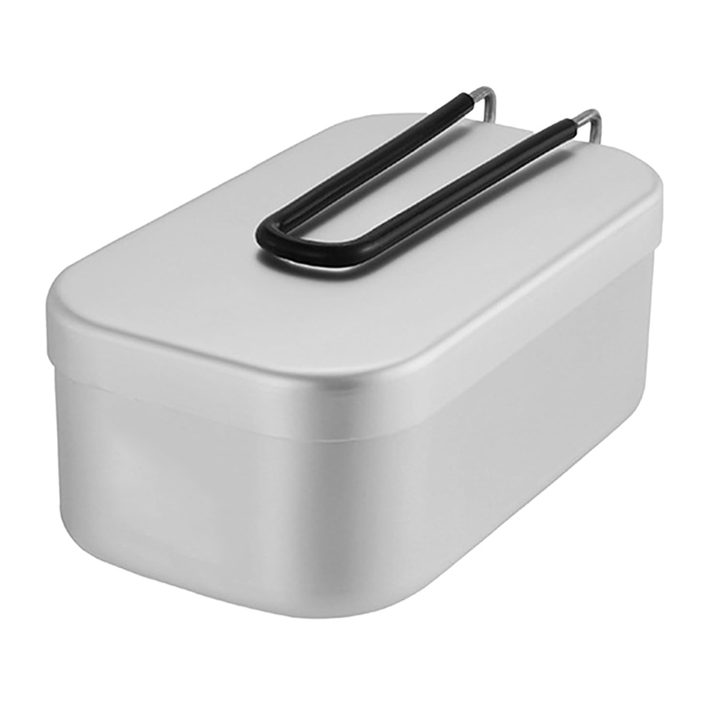 Camping Cooking Meat - Fiambreras de aluminio de 800ML, utensilios