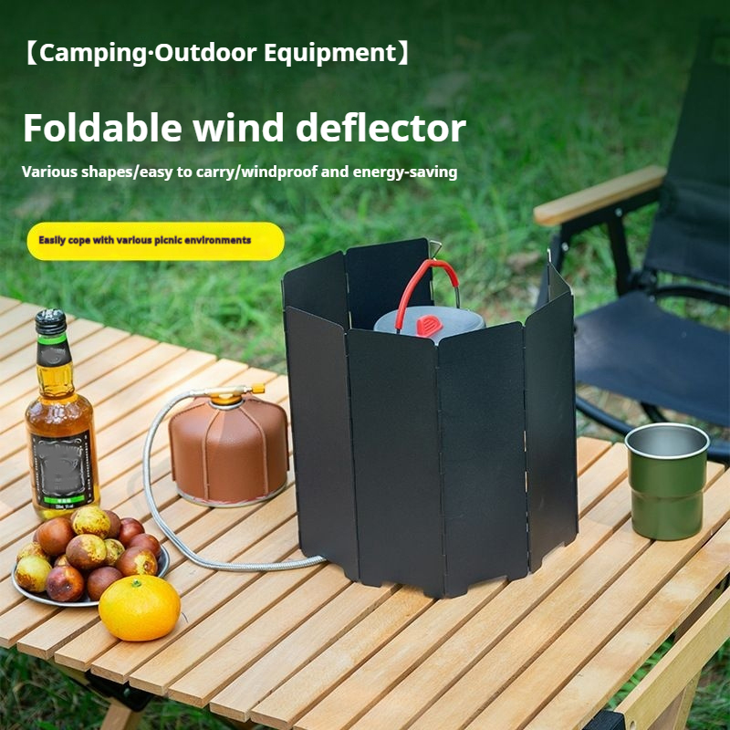 Camping Cooking Windscreen - 10 Protectores de Viento para Estufa