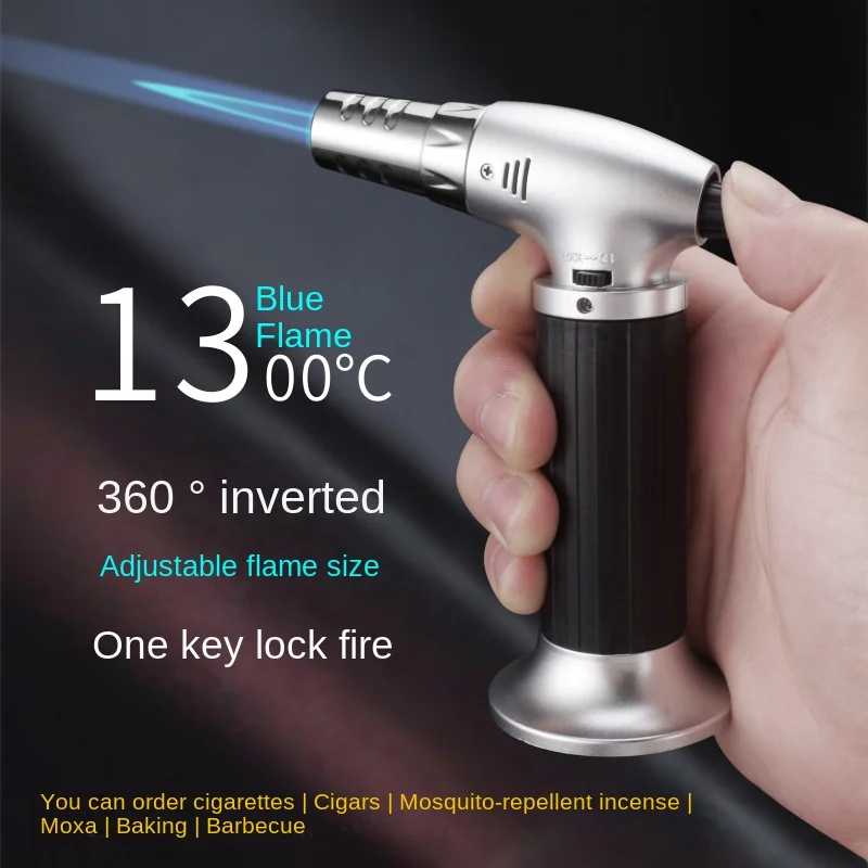 Camping Cooking Torch - Antorcha de butano de llama azul,