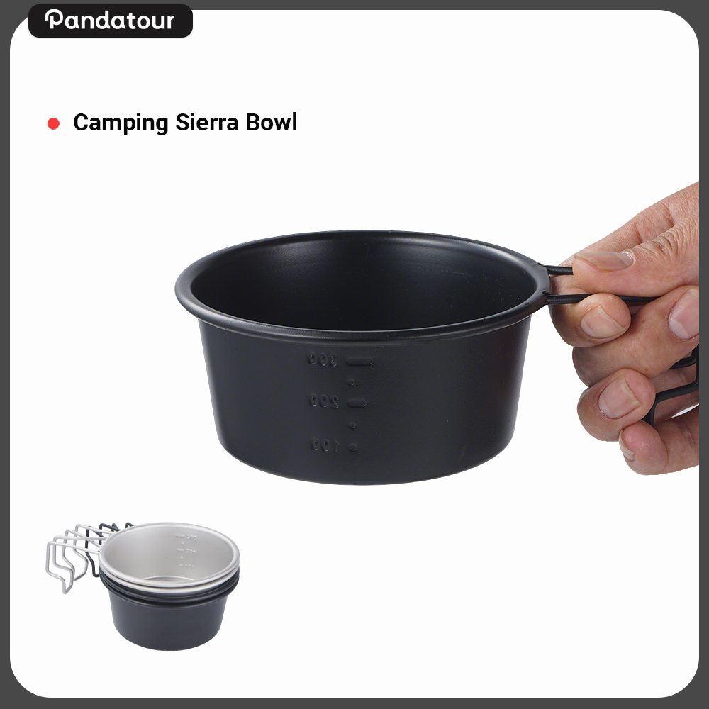 Camping Cooking Windscreen - Tazón Pandatour para Camping, con Marcas
