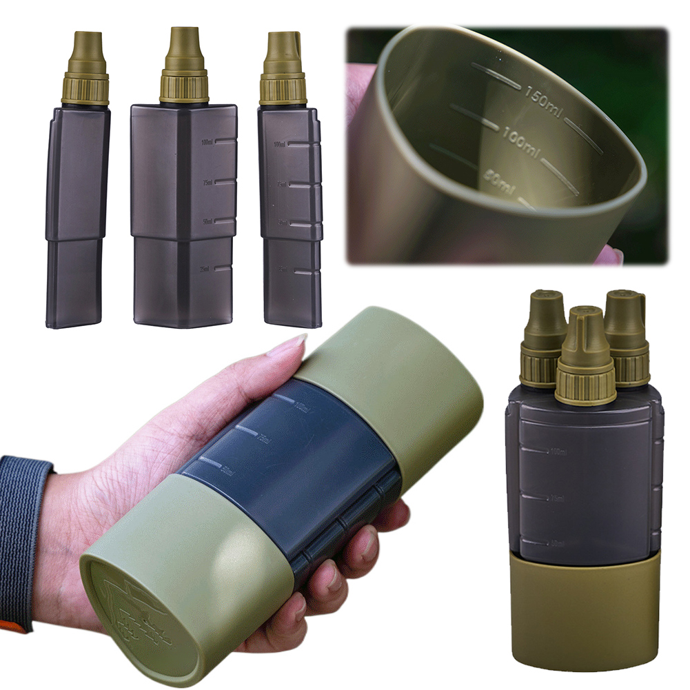 Camping Cooking Gear Set - Dispensador de condimentos 3 en 1