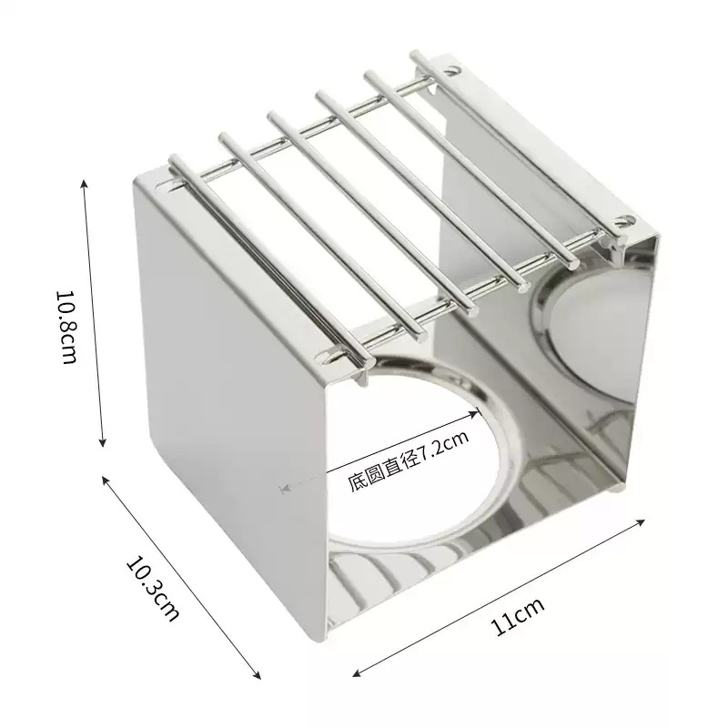 Camping Cooking Set Stainless Steel - Soporte Cuadrado de Acero Inoxidable para