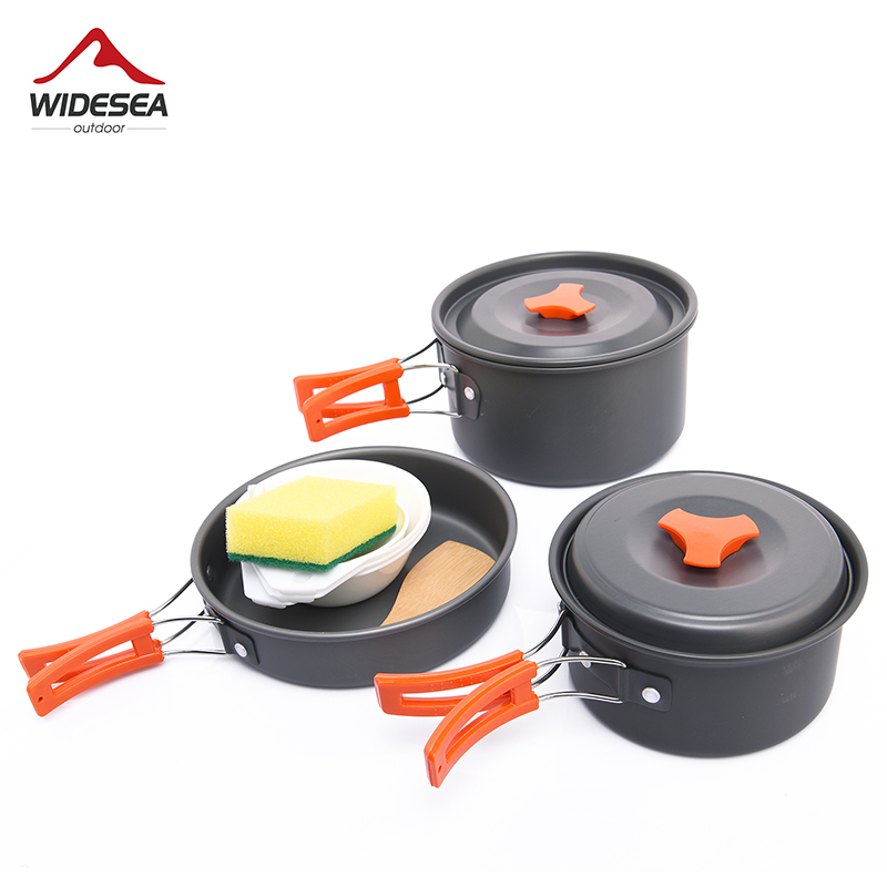 Camping Cooking Gear Set - Widesea-Juego de utensilios de cocina para