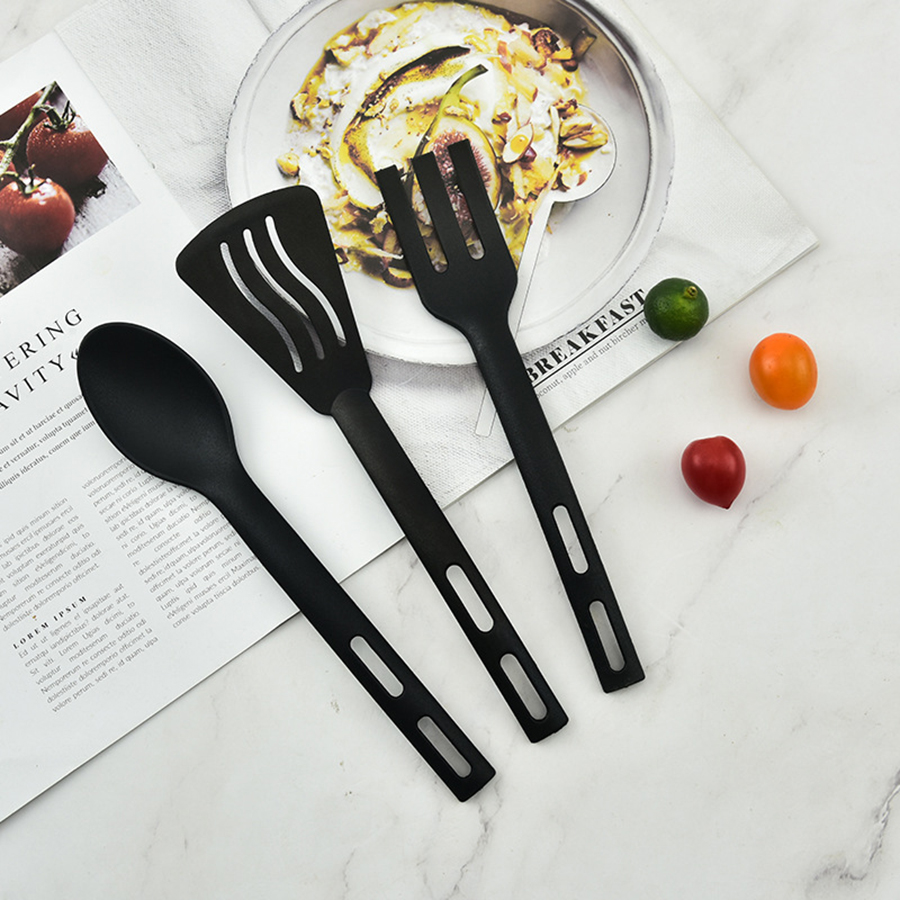 Camping Cooking Gear Set - Utensilios de cocina de nailon, espátula,