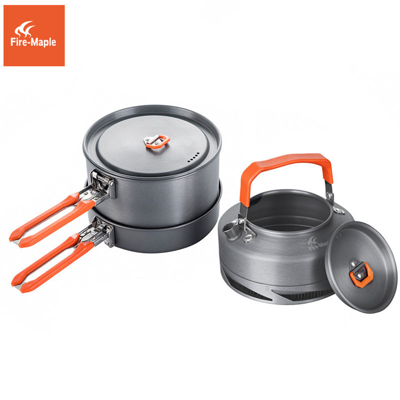 Camping Cooking Gear Set - Fire Maple utensilios Camping senderismo cocina