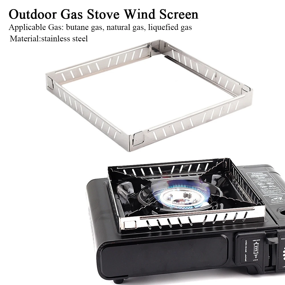 Estufa de Gas para exteriores, - Camping Cooking Windscreen reseña y precio