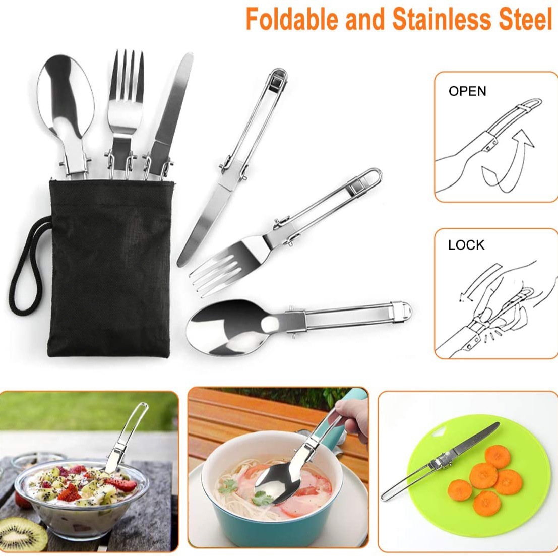 Juego de Cocina para Acampar a - Camping Cooking Gear Set reseña y precio