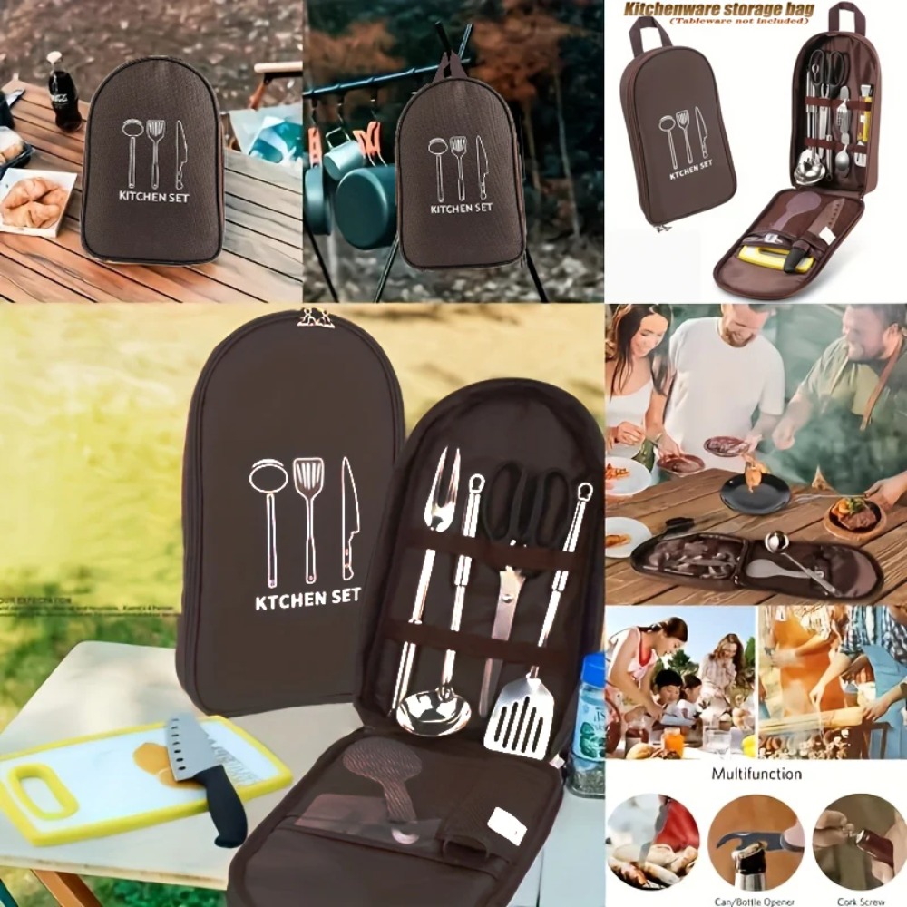 Bolsa de cocina portátil para  - Camping Cooking Utensil Bag reseña y precio