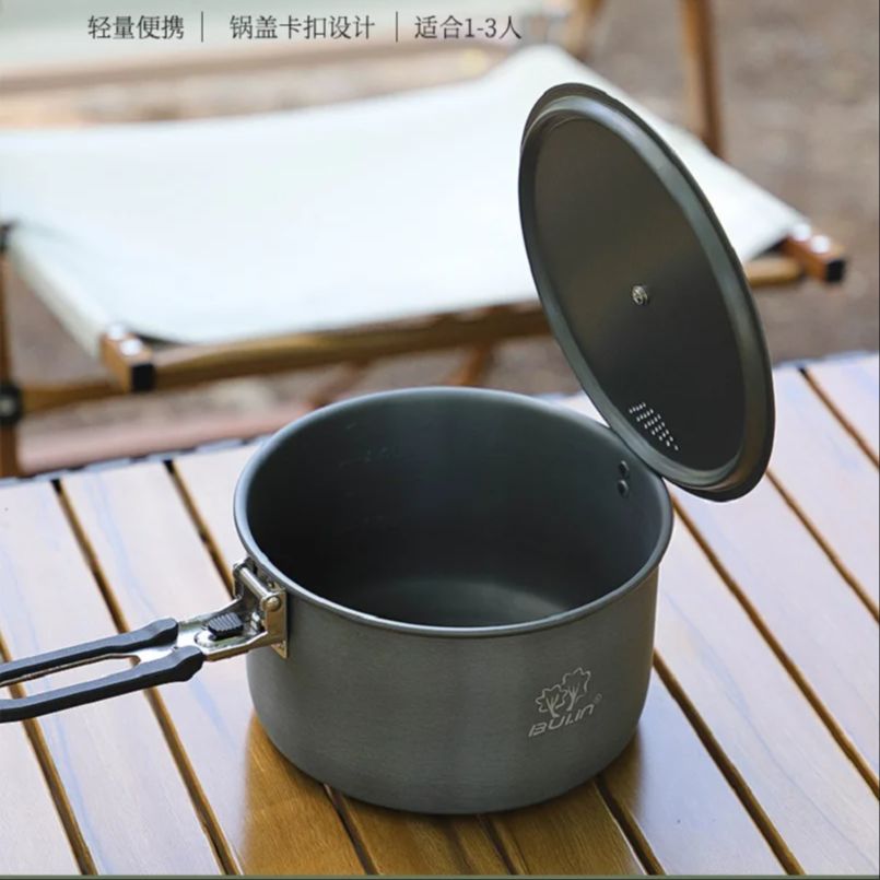 Olla de cocina para acampar Bu - Camping Cooking Set Stainless Steel reseña y precio