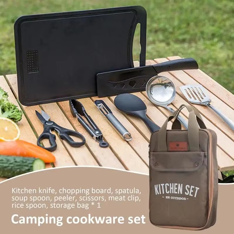 Juego de Utensilios de Cocina  - Camping Cooking Utensil Bag reseña y precio