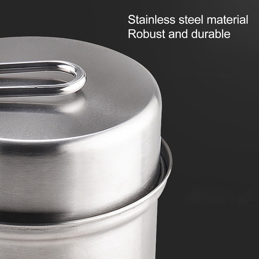 Juego de utensilios de cocina  - Camping Cooking Set Stainless Steel reseña y precio