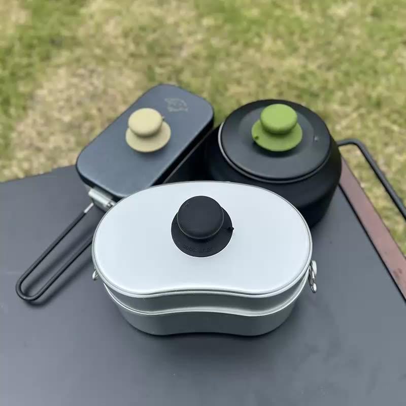 Tapa de silicona para olla, ma - Camping Cooking Pot With Lid reseña y precio