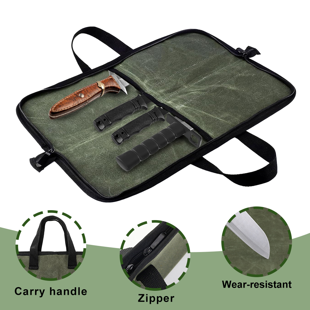 Bolsa Enrollable para Cuchillo - Camping Cooking Utensil Bag reseña y precio