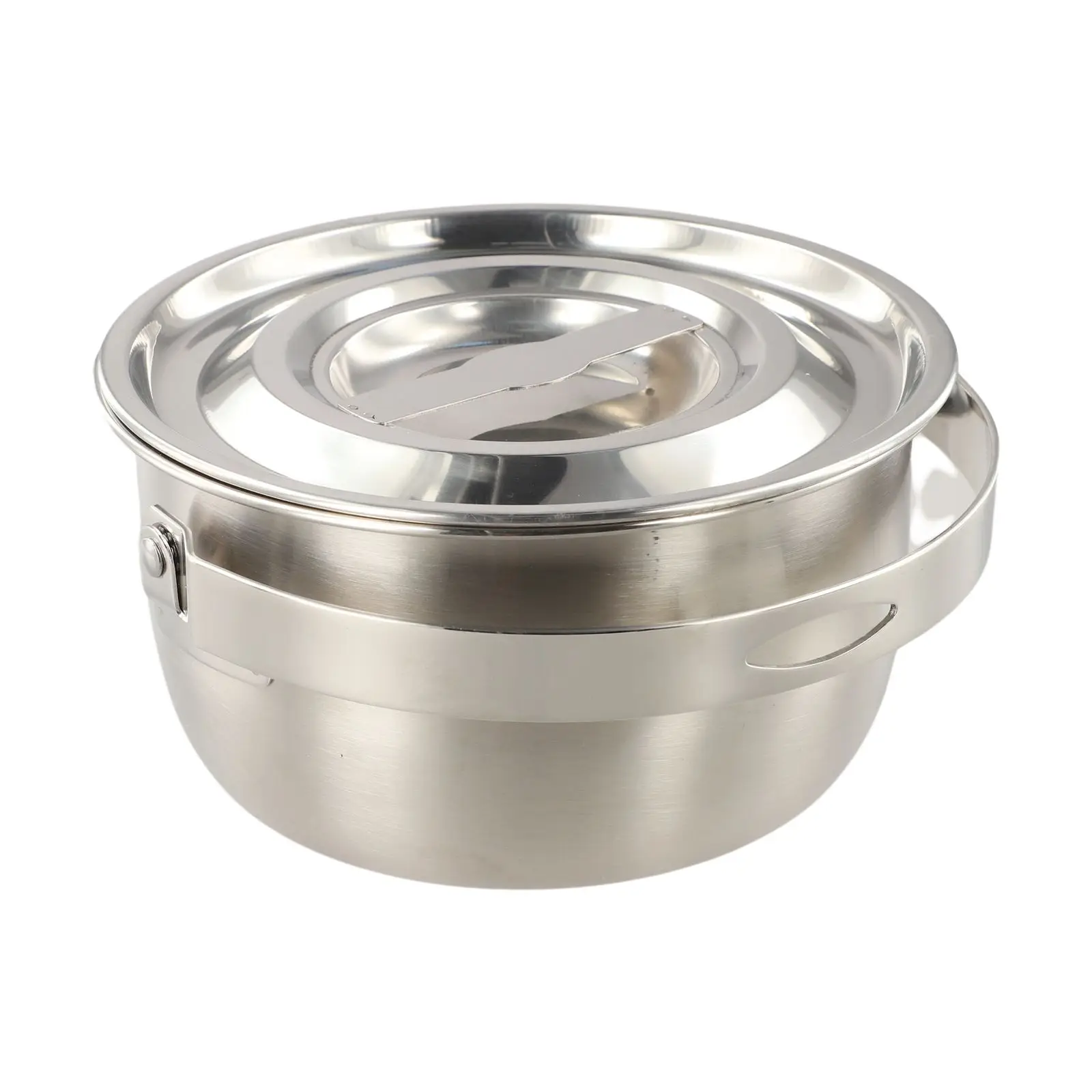 Olla de camping de acero inoxi - Camping Cooking Pot With Lid reseña y precio