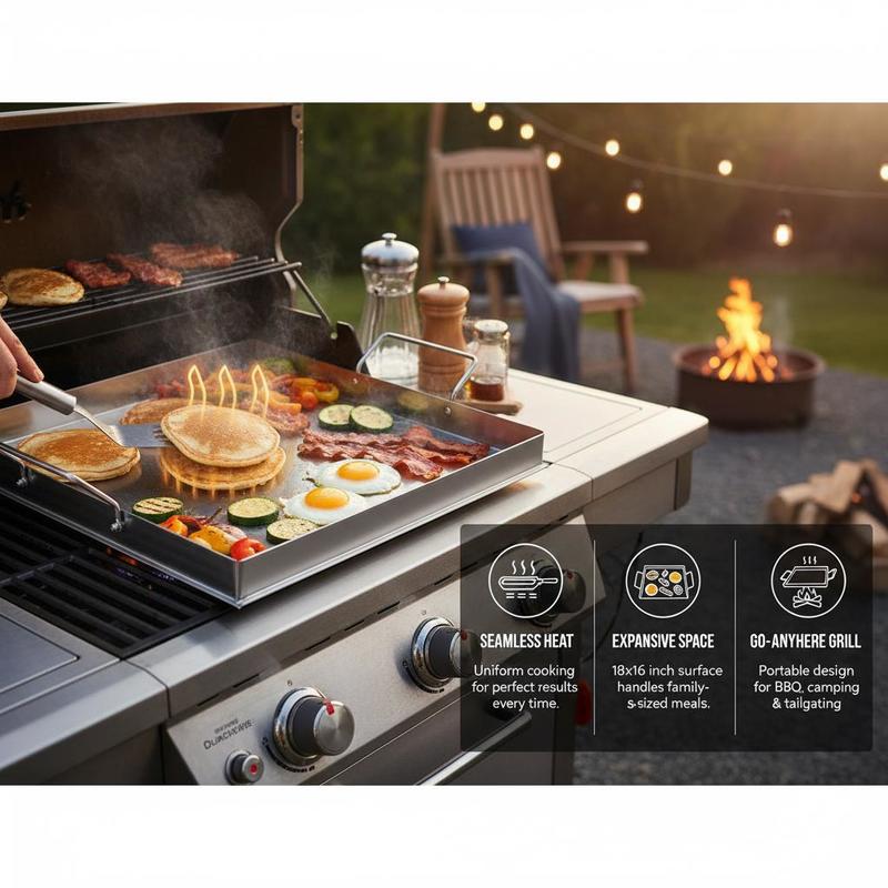 Plancha universal de superfici - Camping Cooking Top reseña y precio