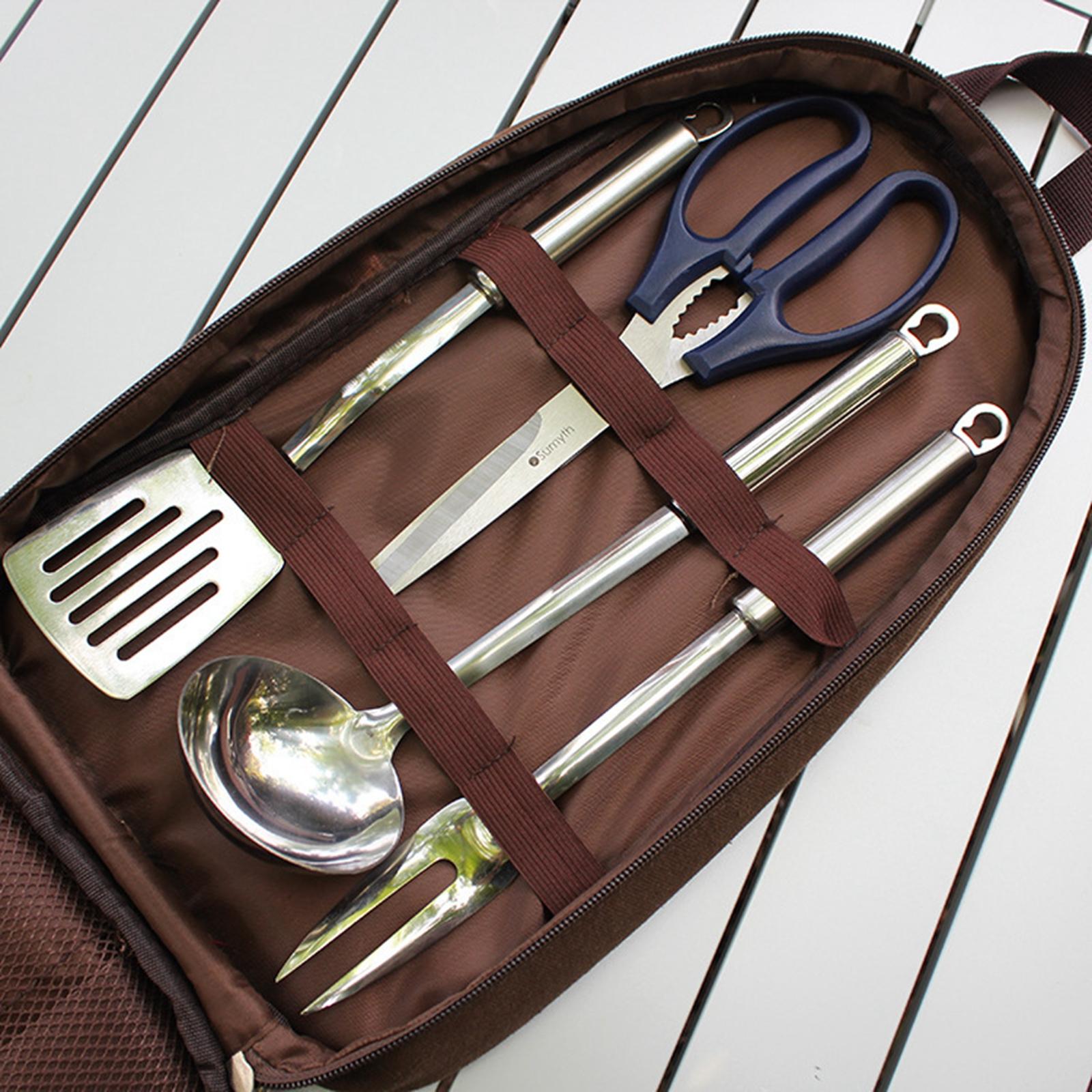 Juego de utensilios de cocina  - Camping Cooking Utensil Bag reseña y precio