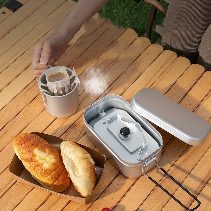 Tetera portátil ultraligera pa - Camping Cooking Gear Set reseña y precio