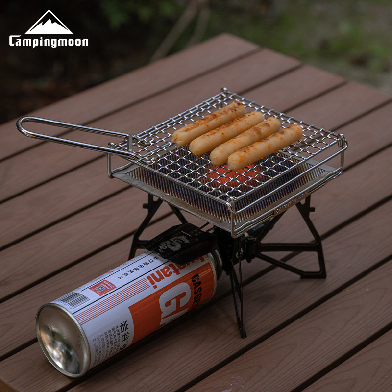 CAMPINGMOON Rejilla Plegable d - Camping Cooking Meat reseña y precio