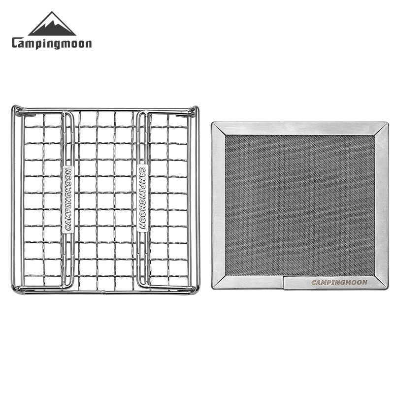 CAMPINGMOON Rejilla Plegable d - Camping Cooking Meat reseña y precio