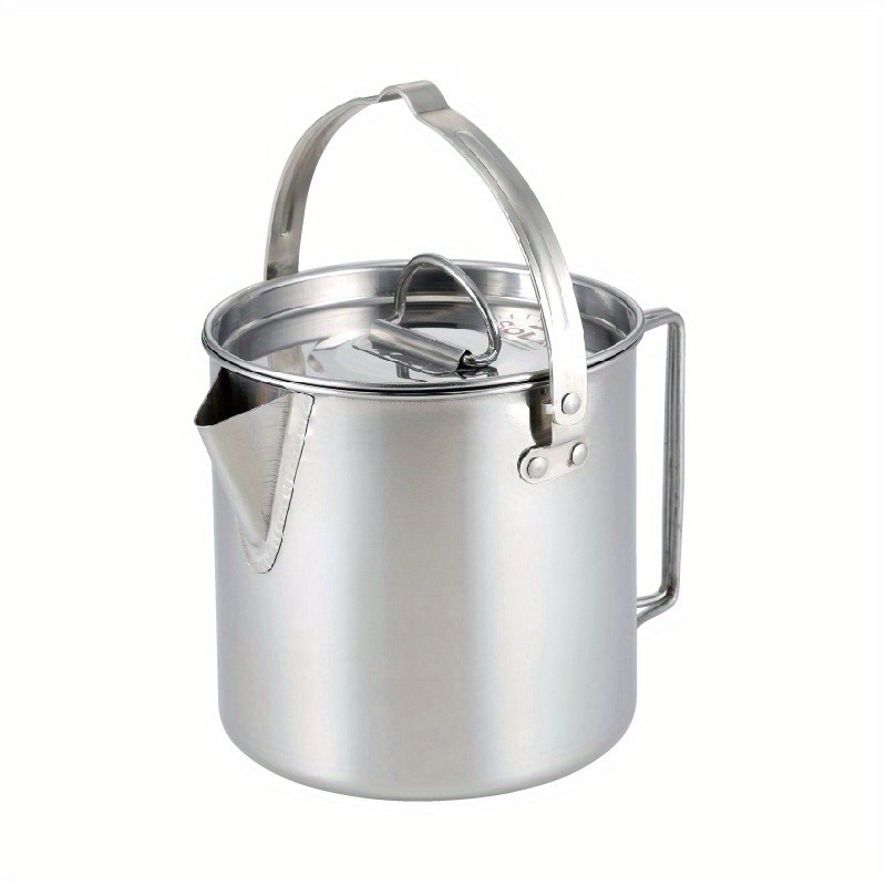 Hervidor de acero compacto y p - Camping Cooking Set Stainless Steel reseña y precio