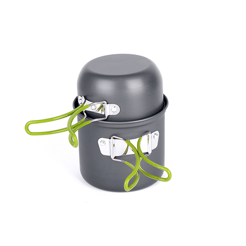 Juego de ollas ultraligeras pa - Camping Cooking Mess Kit reseña y precio