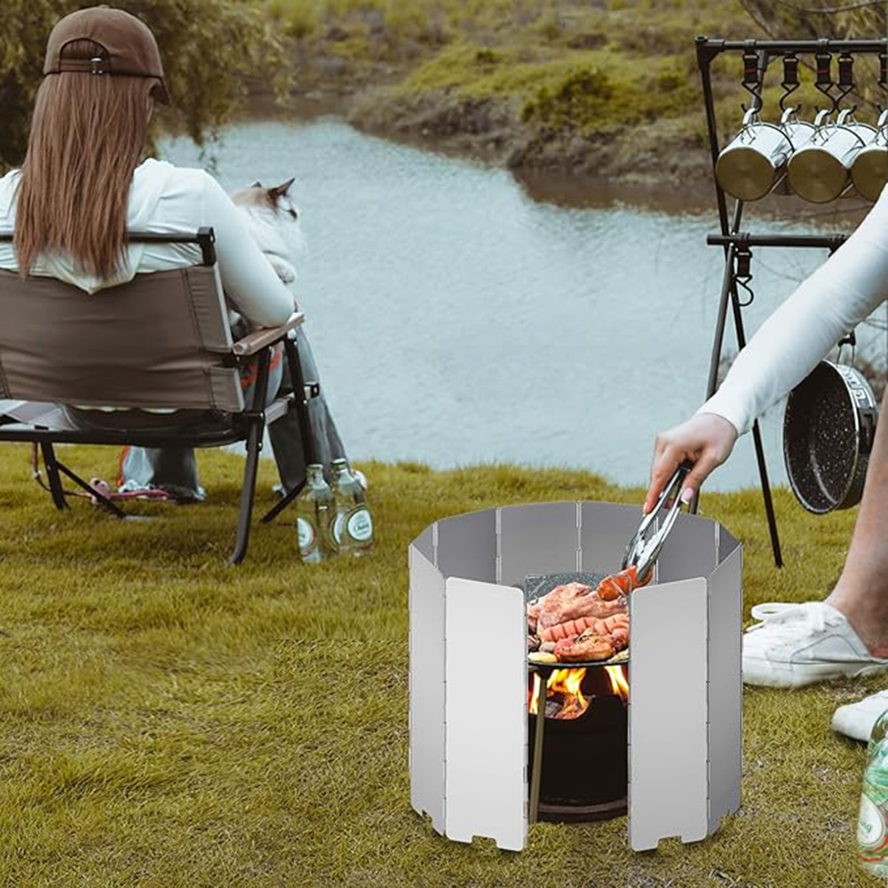 Parabrisas Plegable para Estuf - Camping Cooking Windscreen reseña y precio