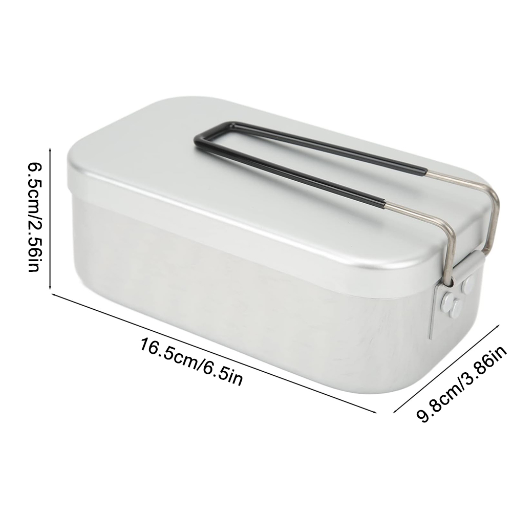 Fiambreras de aluminio de 800M - Camping Cooking Meat reseña y precio