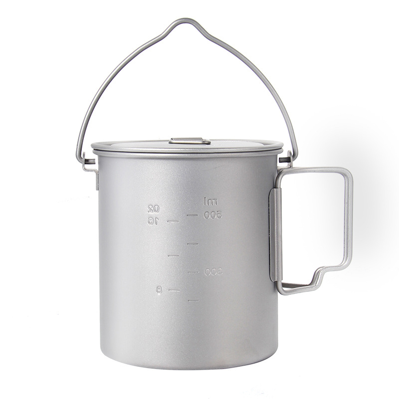 Olla de titanio para Picnic al - Camping Cooking Set Stainless Steel reseña y precio