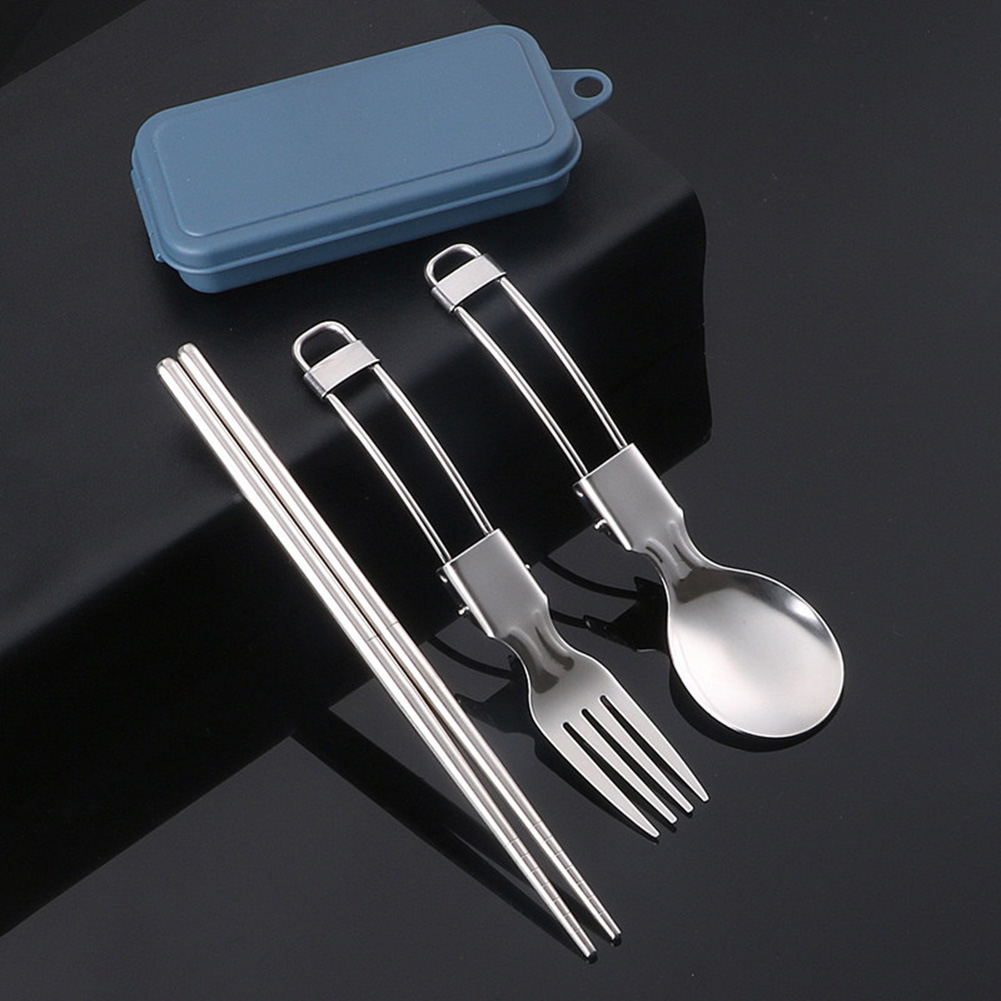 Cubiertos para Picnic, utensil - Camping Cooking Set Stainless Steel reseña y precio