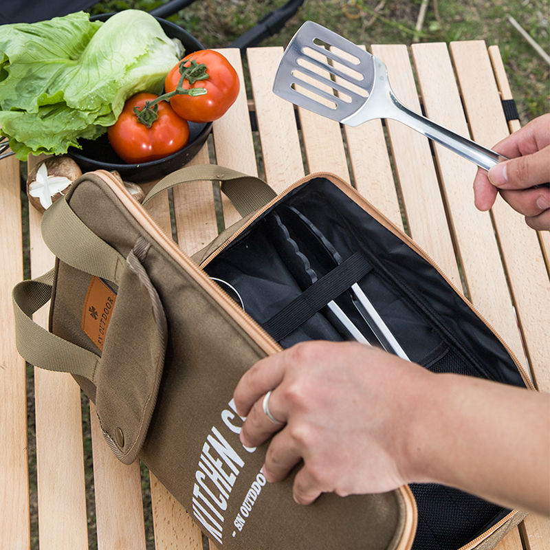 Juego de Utensilios de Cocina  - Camping Cooking Gear Set reseña y precio