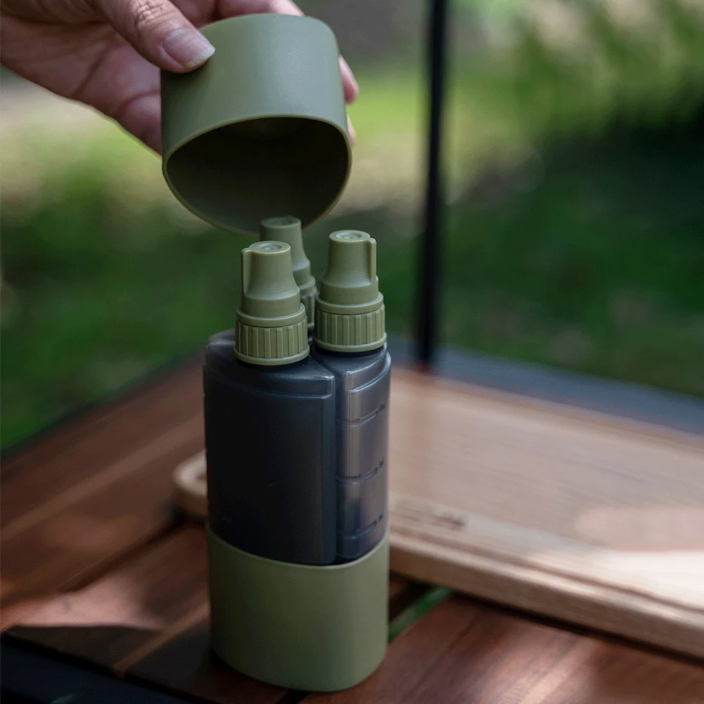 Dispensador de condimentos 3 e - Camping Cooking Gear Set reseña y precio