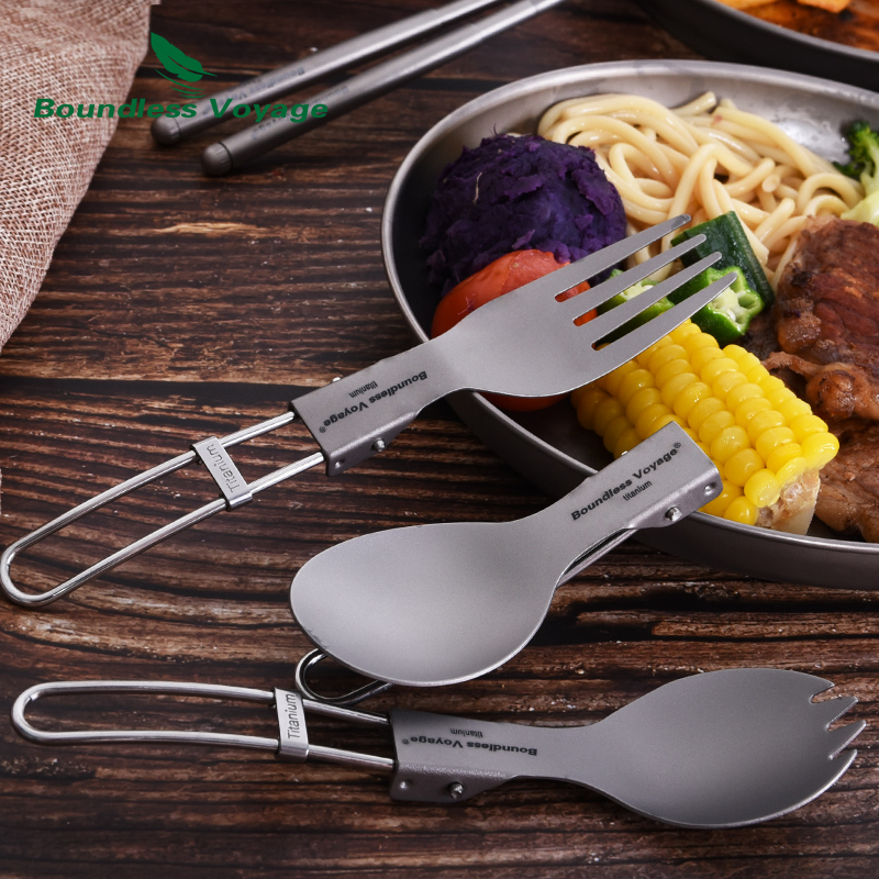 Cubiertos de titanio para acam - Camping Cooking Set Stainless Steel reseña y precio
