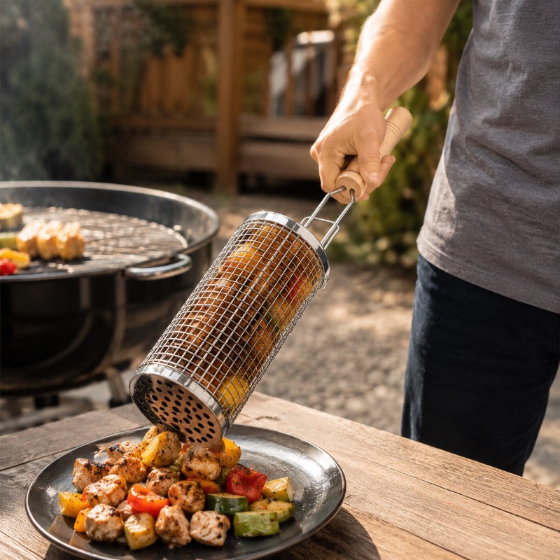 Juego de Cestas Redondas para  - Camping Cooking Meat reseña y precio