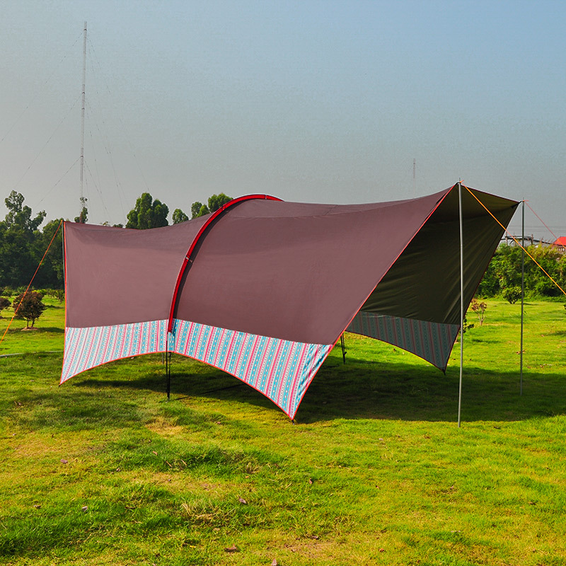 Toldo grande para varias perso - Camping Cooking Awning reseña y precio