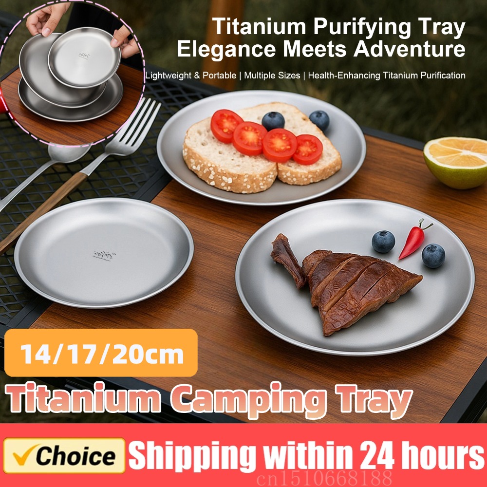 Plato de Camping de titanio de - Camping Cooking Set Stainless Steel reseña y precio