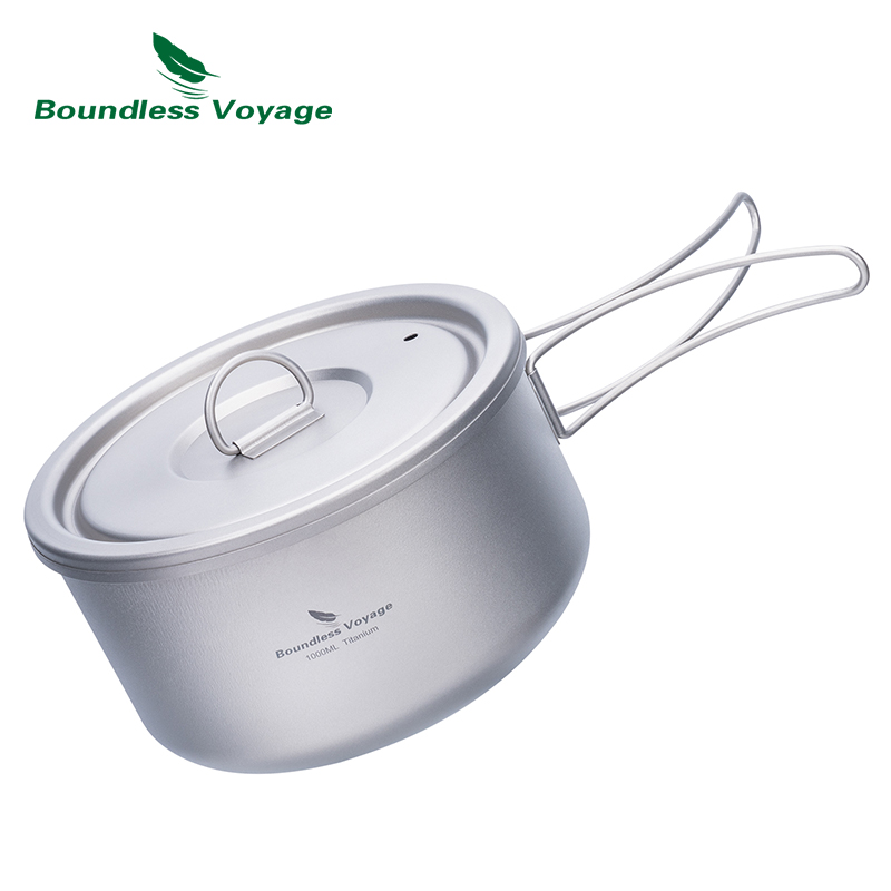 Olla de Camping de titanio Bou - Camping Cooking Pot With Lid reseña y precio