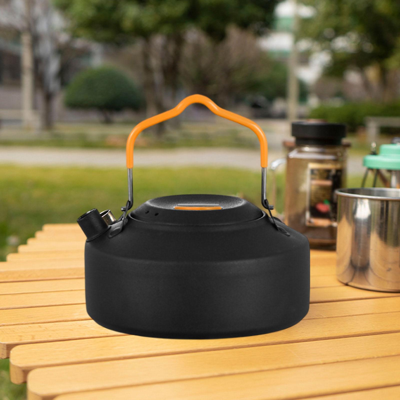 Tetera portátil para acampar,  - Camping Cooking Pot With Lid reseña y precio
