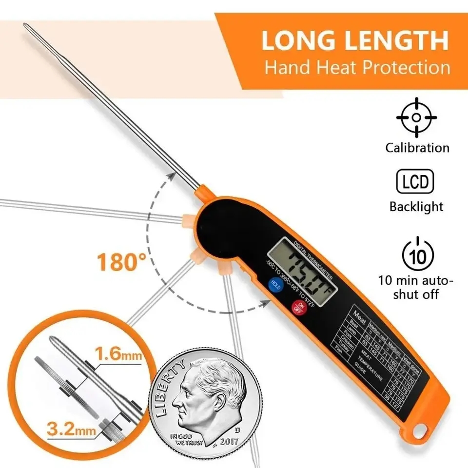 Termómetro Digital de Cocina a - Camping Cooking Meat reseña y precio