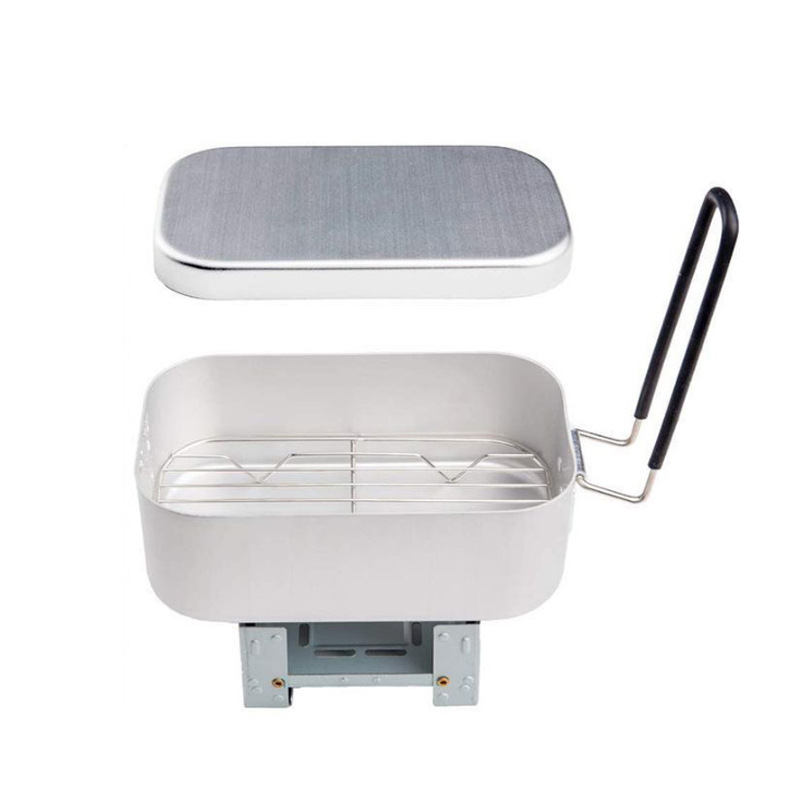 Kit de desorden de aluminio pa - Camping Cooking Mess Kit reseña y precio