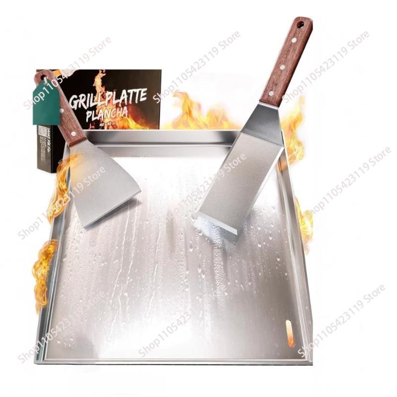 Plancha de Acero Inoxidable pa - Camping Cooking Top reseña y precio