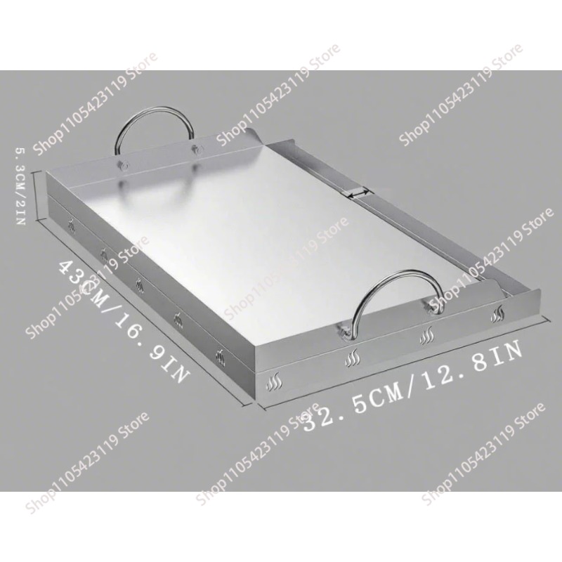 Plancha de Acero Inoxidable pa - Camping Cooking Top reseña y precio