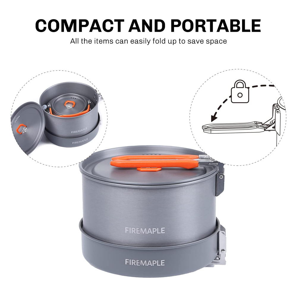 Fire Maple utensilios Camping  - Camping Cooking Gear Set reseña y precio