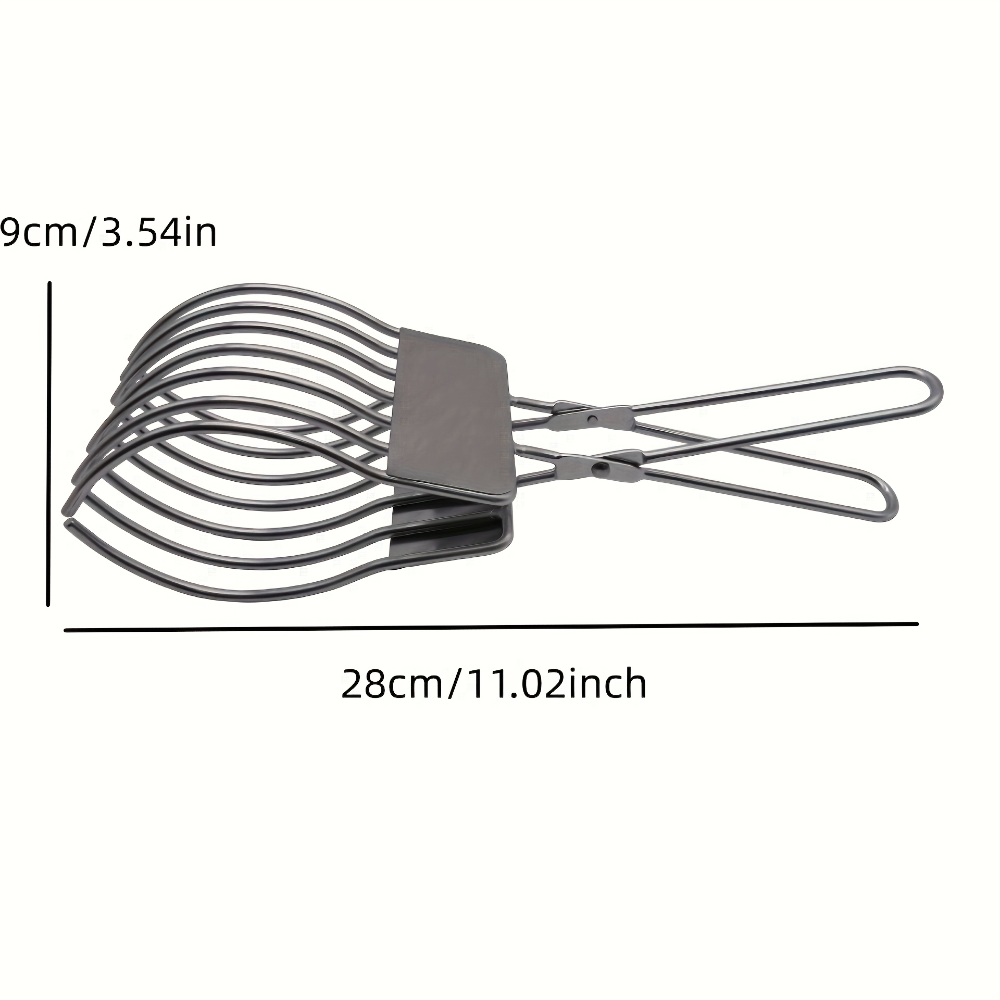 Pinzas para carne de acero ino - Camping Cooking Meat reseña y precio