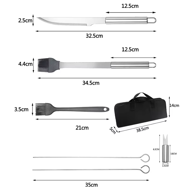 Juego de Utensilios para Parri - Camping Cooking Utensil Bag reseña y precio
